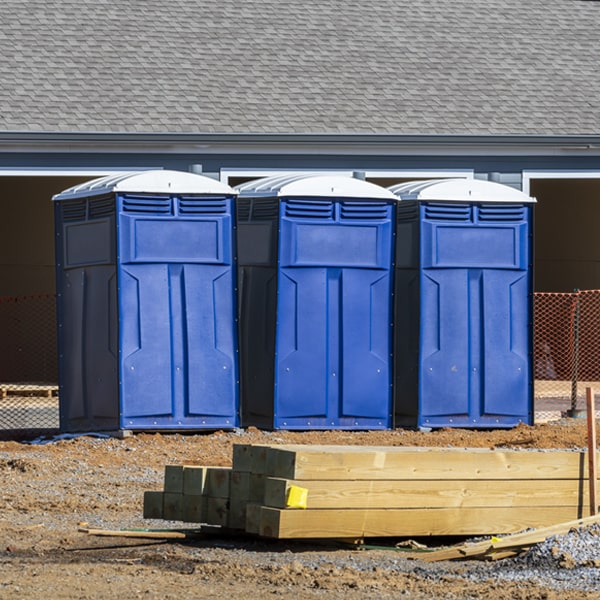 what is the expected delivery and pickup timeframe for the portable restrooms in Winter Springs Florida
